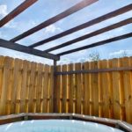 Spa privatif sur la terrasse de la Lotus